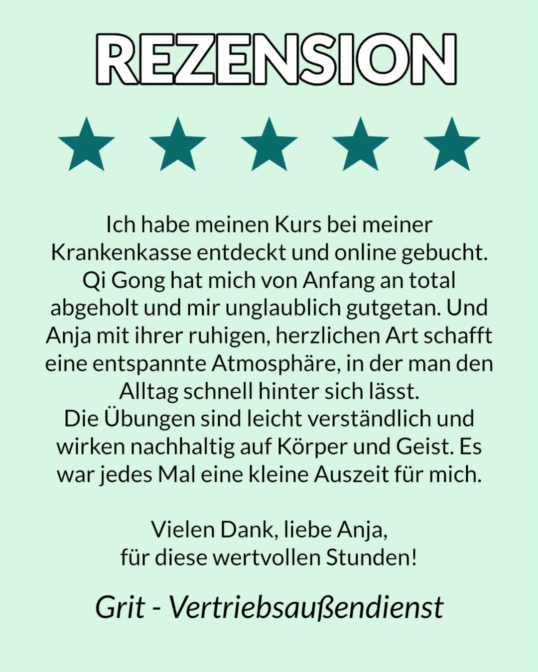 Kundenstimme zum Qi-Gong-Onlinekurs