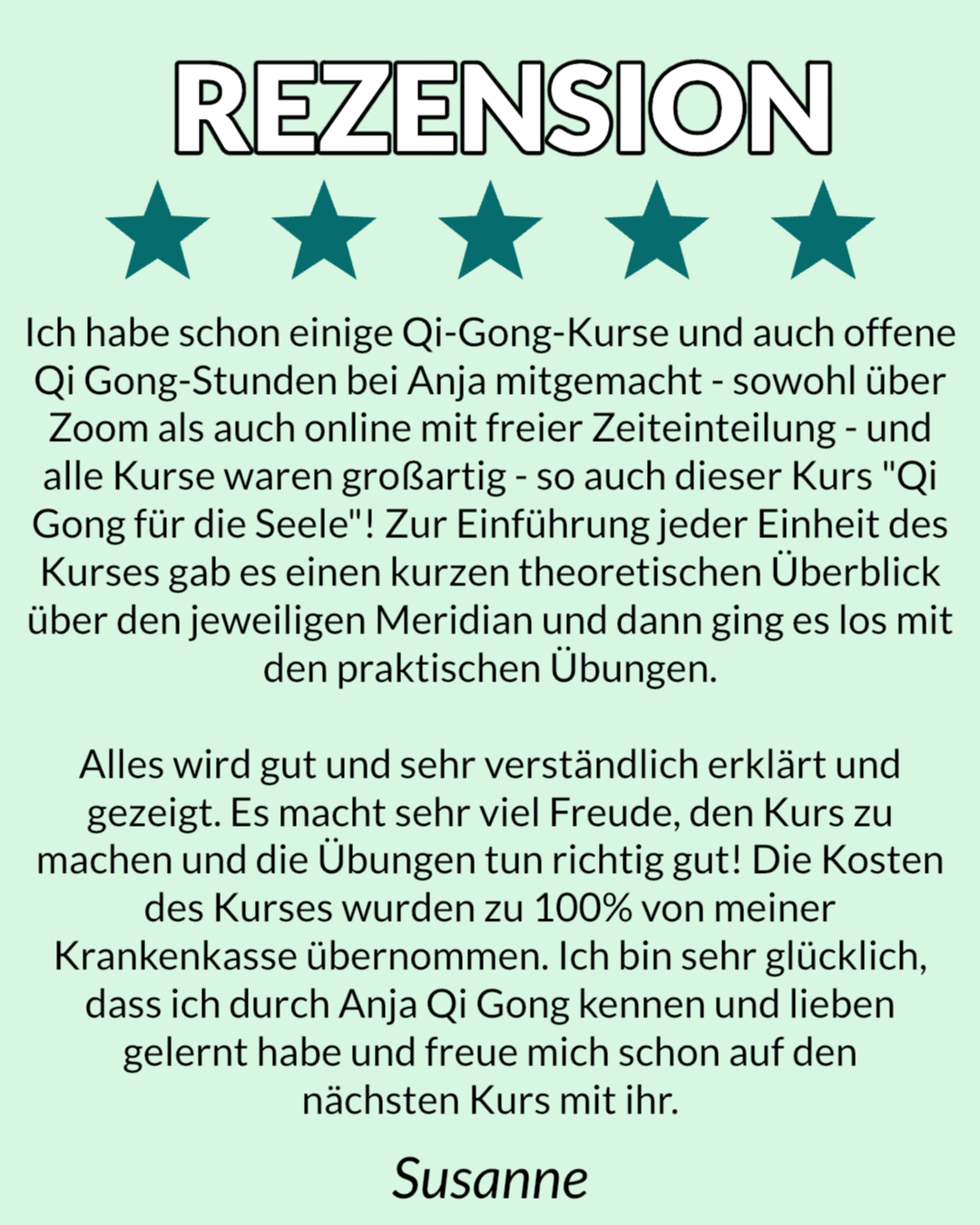 Kundenstimme zum Qi-Gong-Onlinekurs