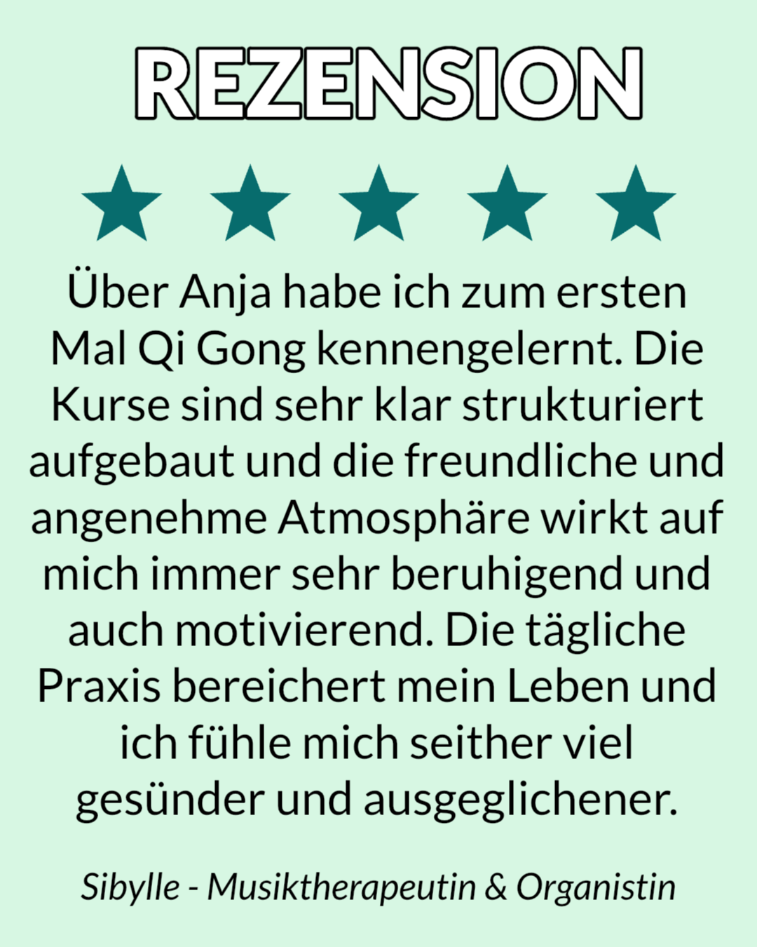 Kundenstimme zum Qi-Gong-Onlinekurs
